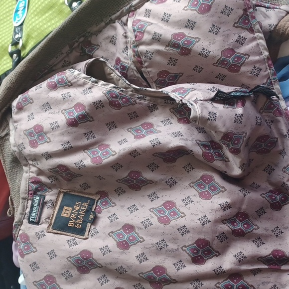 Vintage 80’s Cropped Leather Jacket Tan Suede Size Medium, zip out lining - Picture 9 of 12